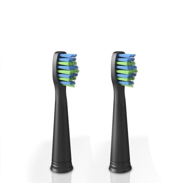 Змінні насадки для зубної щітки Seago 010-8 Replacement Heads Чорна 2 шт