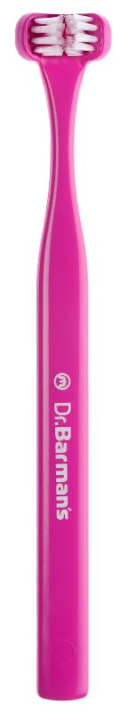 Зубна щітка Dr. Barman's Superbrush Child тристороння м'яка дитяча рожева