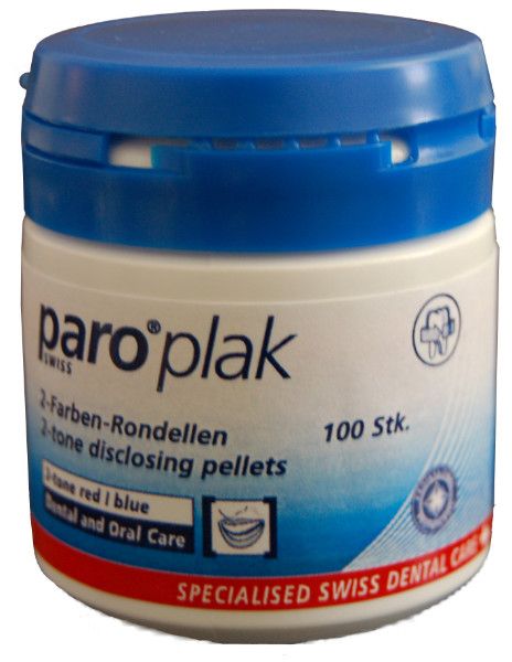 Подушечки для індикації зубного нальоту Paro Plak 100 шт