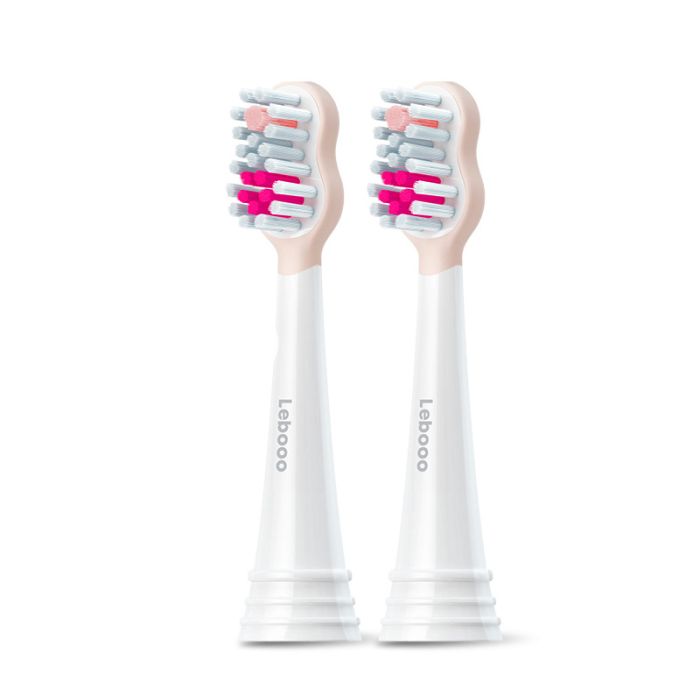 Змінні насадки для звукової зубної щітки Lebooo Super Cat 8-Type 2 шт рожеві
