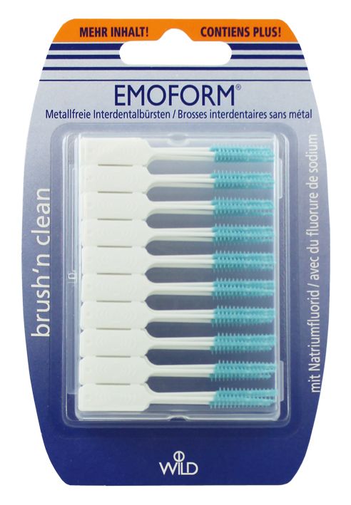 Безметалові міжзубні щітки Emoform brush'n clean 50 шт.