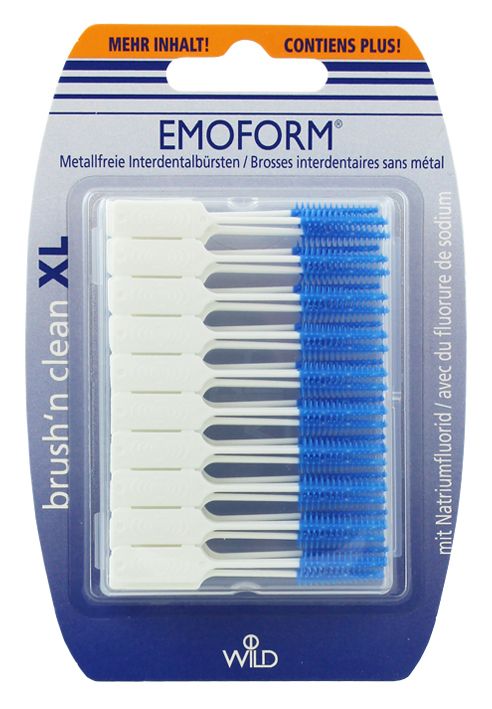 Безметалові міжзубні щітки Emoform brush'n clean XL 50 шт