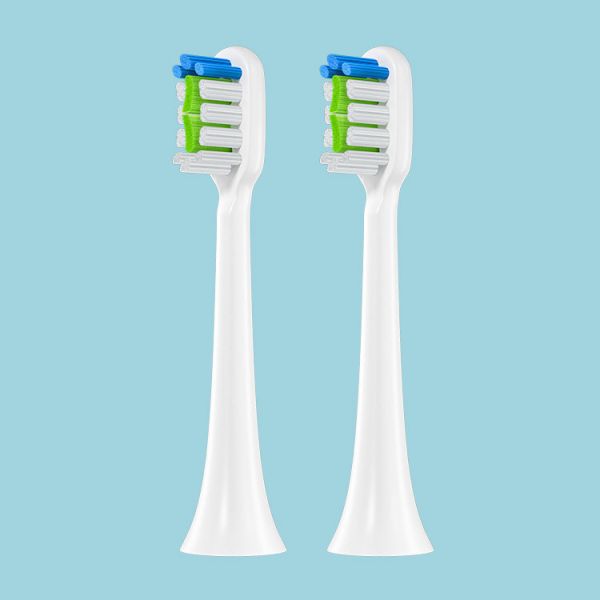 Змінні насадки для звукової зубної щітки Lebooo ProZone для Lebooo Color-Classic 2 шт білі