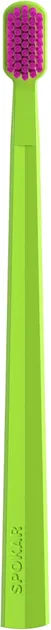Зубна щітка Spokar X Ультрам'яка (8593534341944_Салатово-рожева)