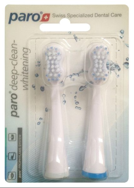 Змінні щітки для глибокого очищення та відбілювання Paro Sonic 2 шт