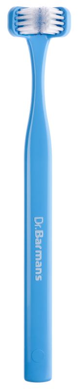 Зубна щітка Dr. Barman's Superbrush Regular тристороння м'яка блакитна
