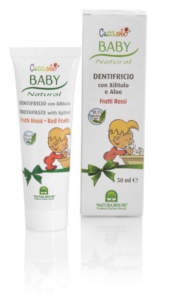 Дитяча зубна паста Cucciolo Червоні ягоди 50 мл