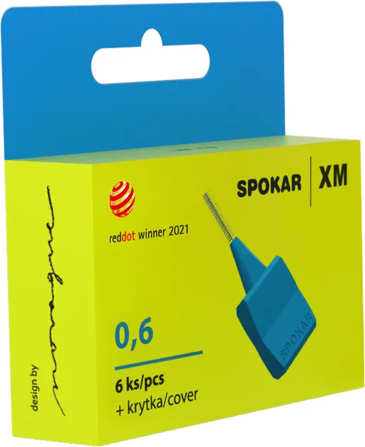 Міжзубні йоржики Spokar XM №0.6 2.5 мм 6 шт (8593534342095)