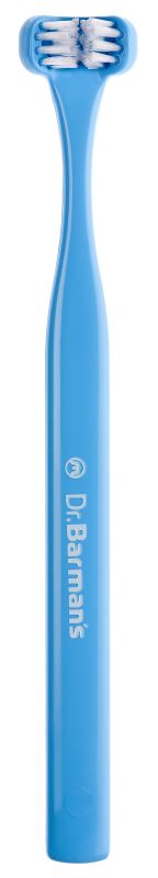 Зубна щітка Dr. Barman's Superbrush Child тристороння м'яка дитяча блакитна
