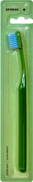 Зубна щітка Spokar Plus Екстрам'яка Зелена (8593534341791_зелена)