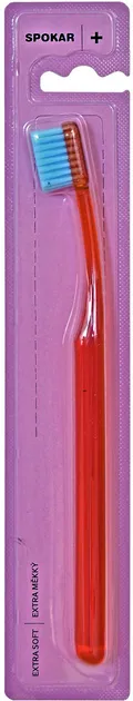 Зубна щітка Spokar Plus Екстрам'яка Червона (8593534341791_червона)