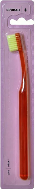 Зубна щітка Spokar Plus М'яка Червона (8593534341807_червона)