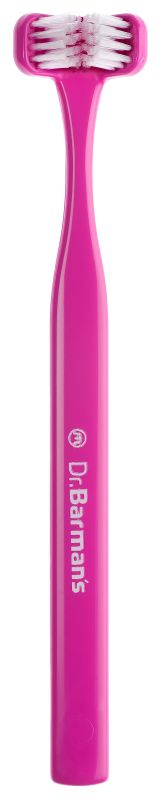 Зубна щітка Dr. Barman's Superbrush Regular тристороння м'яка рожева