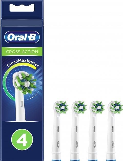 Змінна насадка Oral-B Cross Action White 4 шт