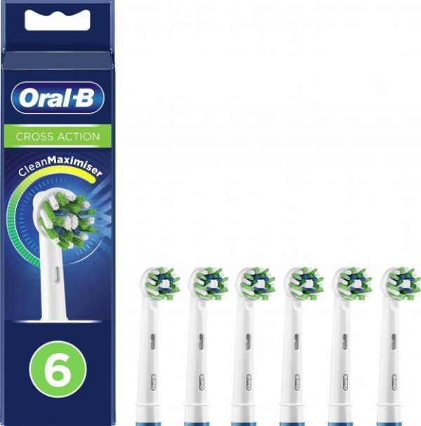 Змінна насадка Oral-B Cross Action White 6 шт