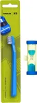 Дитяча зубна щітка Spokar XD Ultrasoft з пісочним годинником Синьо-біла (8593534342156_сине-белая_с песочными часами)
