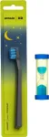 Дитяча зубна щітка Spokar XD Ultrasoft з пісочним годинником Сіро-блакитна (8593534342156_серо-голубая_с песочными часами)