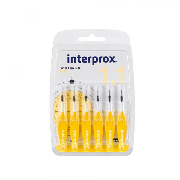 Міжзубні йоржи Interprox 4G Mini 1.1 мм 6 шт