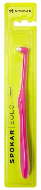 Зубна щітка Spokar Solo Монопучкова Рожева (8593534342521_рожева)