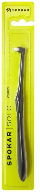 Зубна щітка Spokar Solo Монопучкова Сіра (8593534342521_сіра)