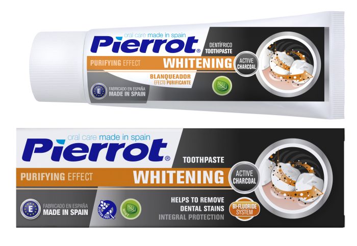 Зубна паста Pierrot Whitening Active Charcoal 75 мл
