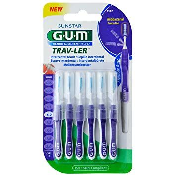 Міжзубні йоржики GUM TravLer 1.2 мм 6 шт