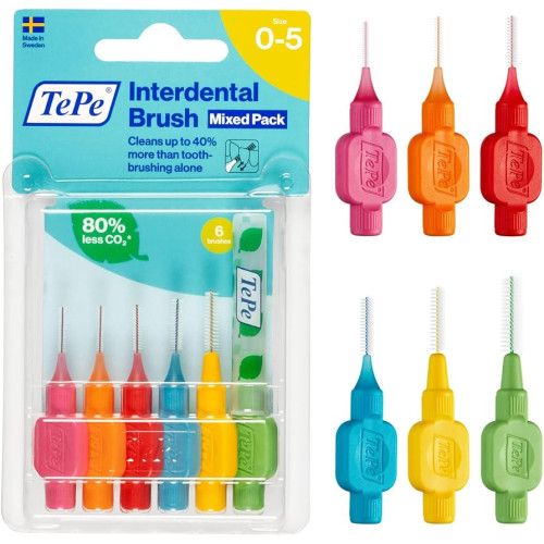 Міжзубні йоржики TePe Original Mix 6 шт