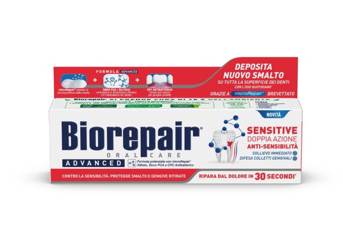 Зубна паста BioRepair Позбавлення чутливості подвійна дія 75 мл