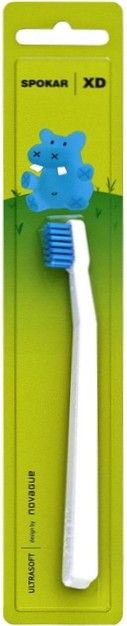 Дитяча зубна щітка Spokar XD ultrasoft (8593534342156_Біло-блакитна)