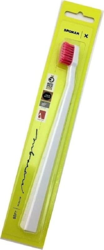 Зубна щітка Spokar X Суперм'яка (8593534341951_Біло-рожева)