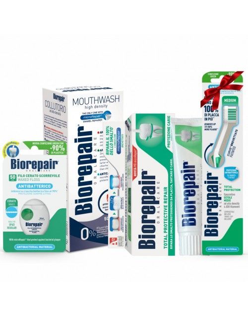 Biorepair Комплекс «Довершений догляд» + Подарунок Зубна щітка