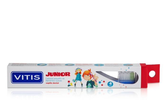 Дитяча зубна щітка VITIS JUNIOR від 6 років синя