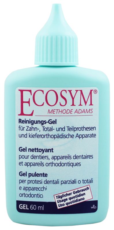 Гель для очищення зубних протезів та ортодонтичних апаратів Ecosym 60 мл