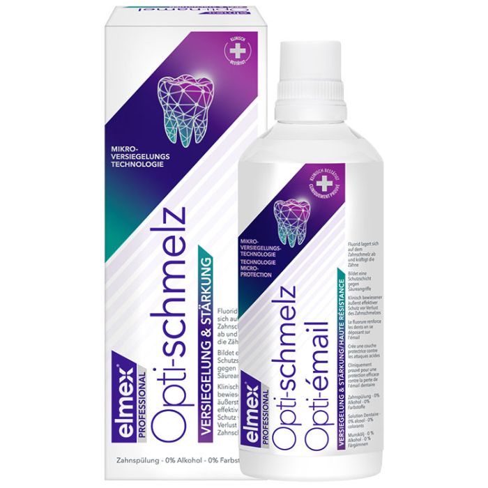 Ополіскувач для ротової порожнини Elmex Opti Schmelz Professional versiegelung & starkung 400 мл