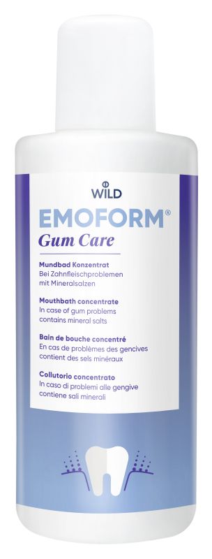 Ополіскувач для ротової порожнини Emoform Gum Care Без фтору концентрат 400 мл