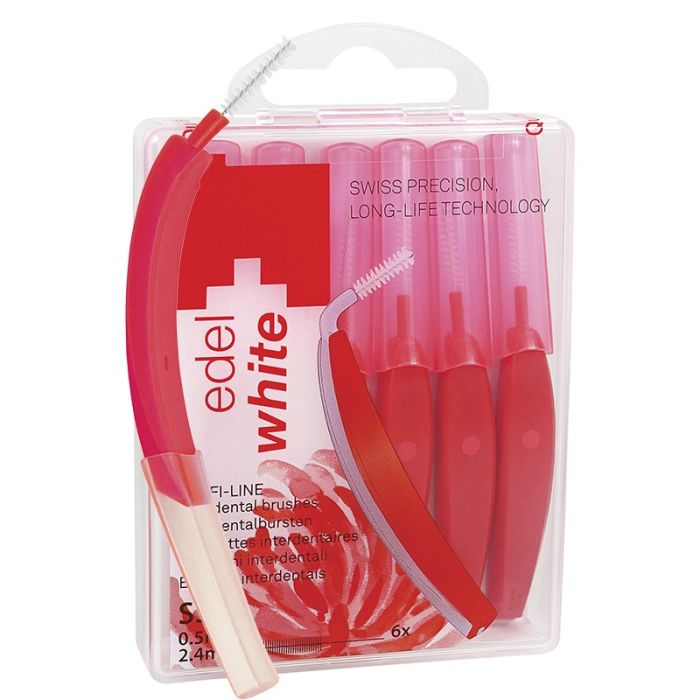 Міжзубна щітка Edel White Profi-Line EasyFle SS 6 шт