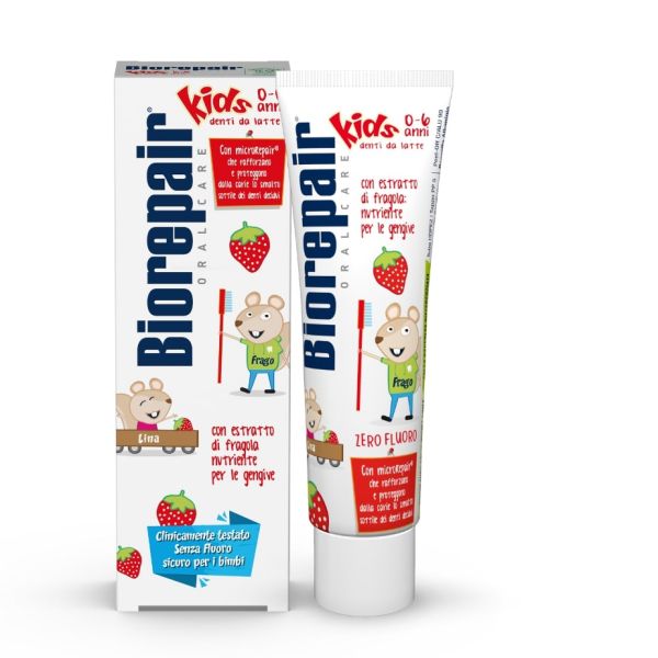 Дитяча зубна паста BioRepair Веселе мишеня Полуниця 50 мл