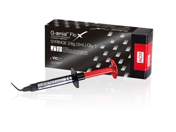 G-AENIAL FLO X текучий композит колір AO3 шприц 3.6 г 20 насадок