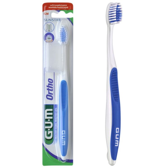 Зубна щітка GUM Ortho Ортодонтична синя