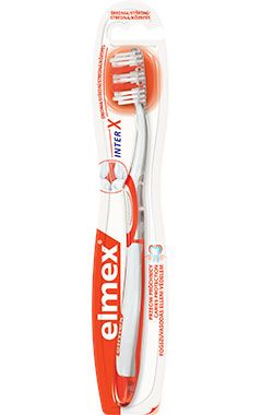 Зубна щітка Elmex InterX середня жорсткість
