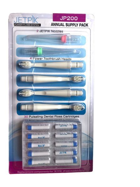 Річний запас флосс-картриджи та насадки для Jetpik JP200/210/250 Solo