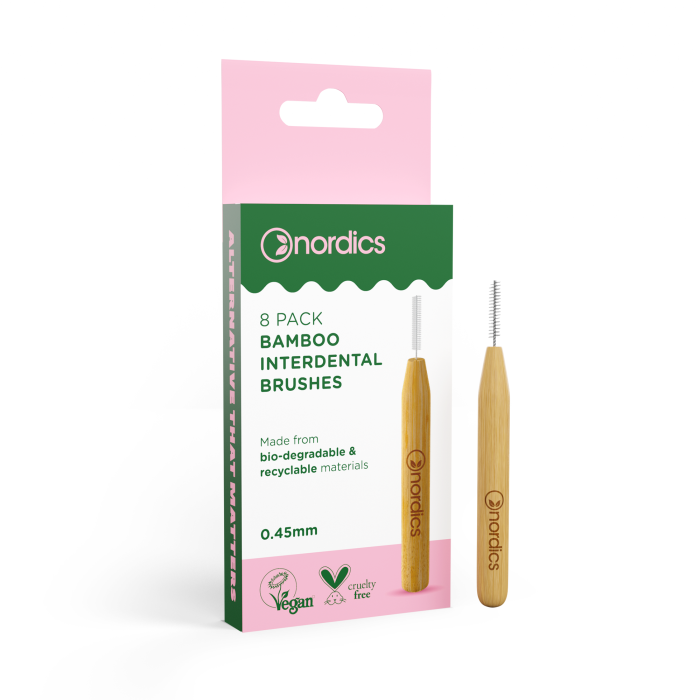 Бамбукові міжзубні щітки Nordics 0.45 мм