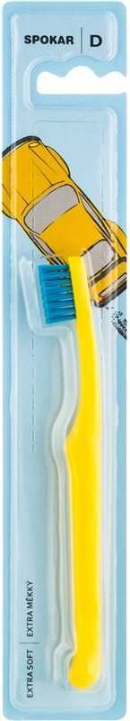 Дитяча зубна щітка екстрам'яка Spokar D Жовто-синій (8593534340497_желто_синяя)