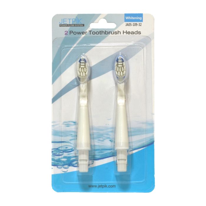 Змінні насадки на звукову зубну щітку Jetpik JP260 Відбілюючі 2 шт