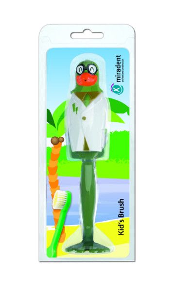 Дитяча зубна щітка Miradent Kids Brush Папуга від 4 років