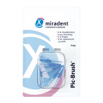 Міжзубні йоржи Miradent Pic Brush Large 3.0 мм рожеві 6 шт