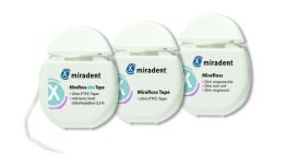 Зубна стрічка (флос) Miradent Mirafloss® Tape невощена 20 м