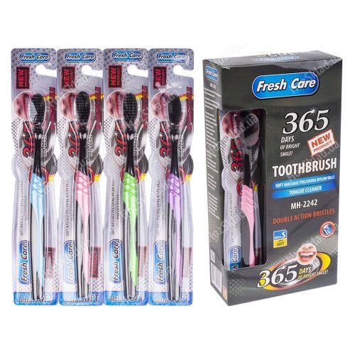 Зубна щітка Fresh care чорна ультра м'яка