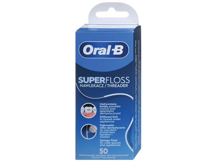 Зубна нитка (флоси) Oral-B Super Floss 50 шт