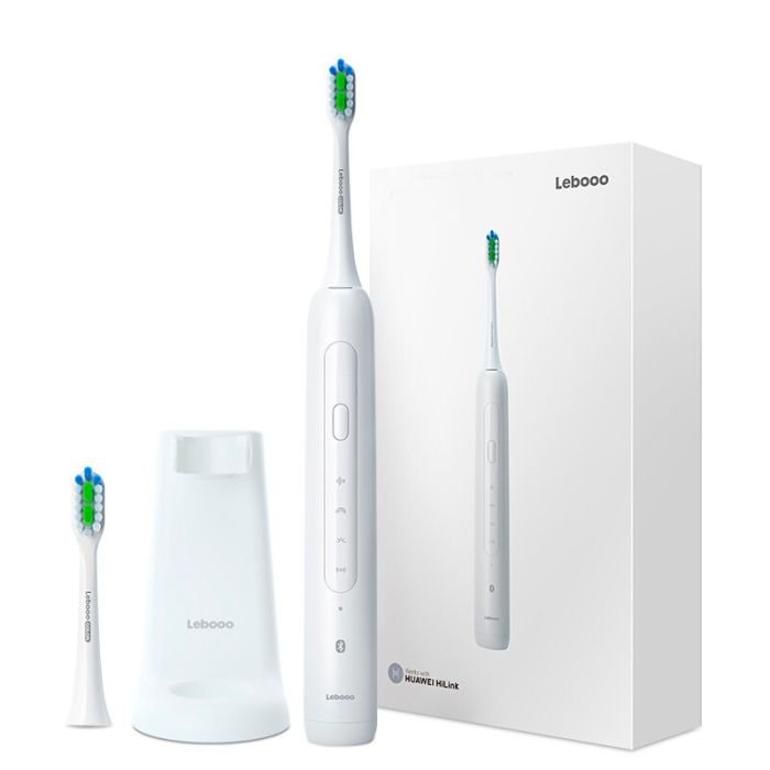 Звукова зубна щітка Lebooo FA White 2 насадки